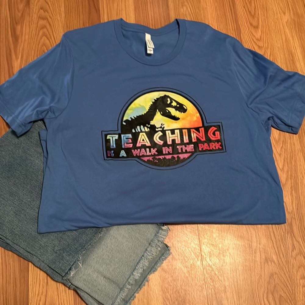 Jurassic Park teacher tee